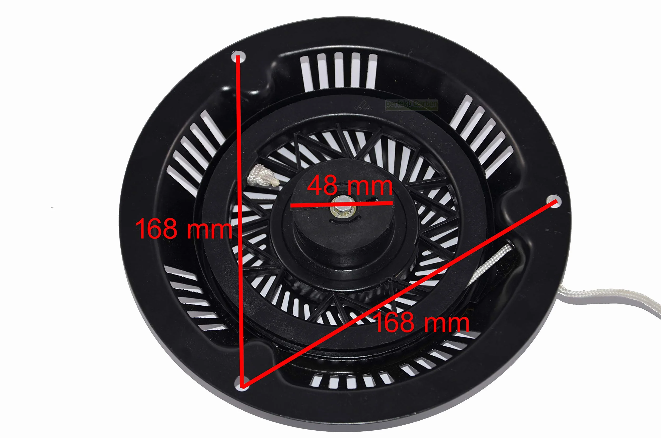 Kit de arranque para cortacésped y motocultores de Hecht (compatible también con otros fabricantes).