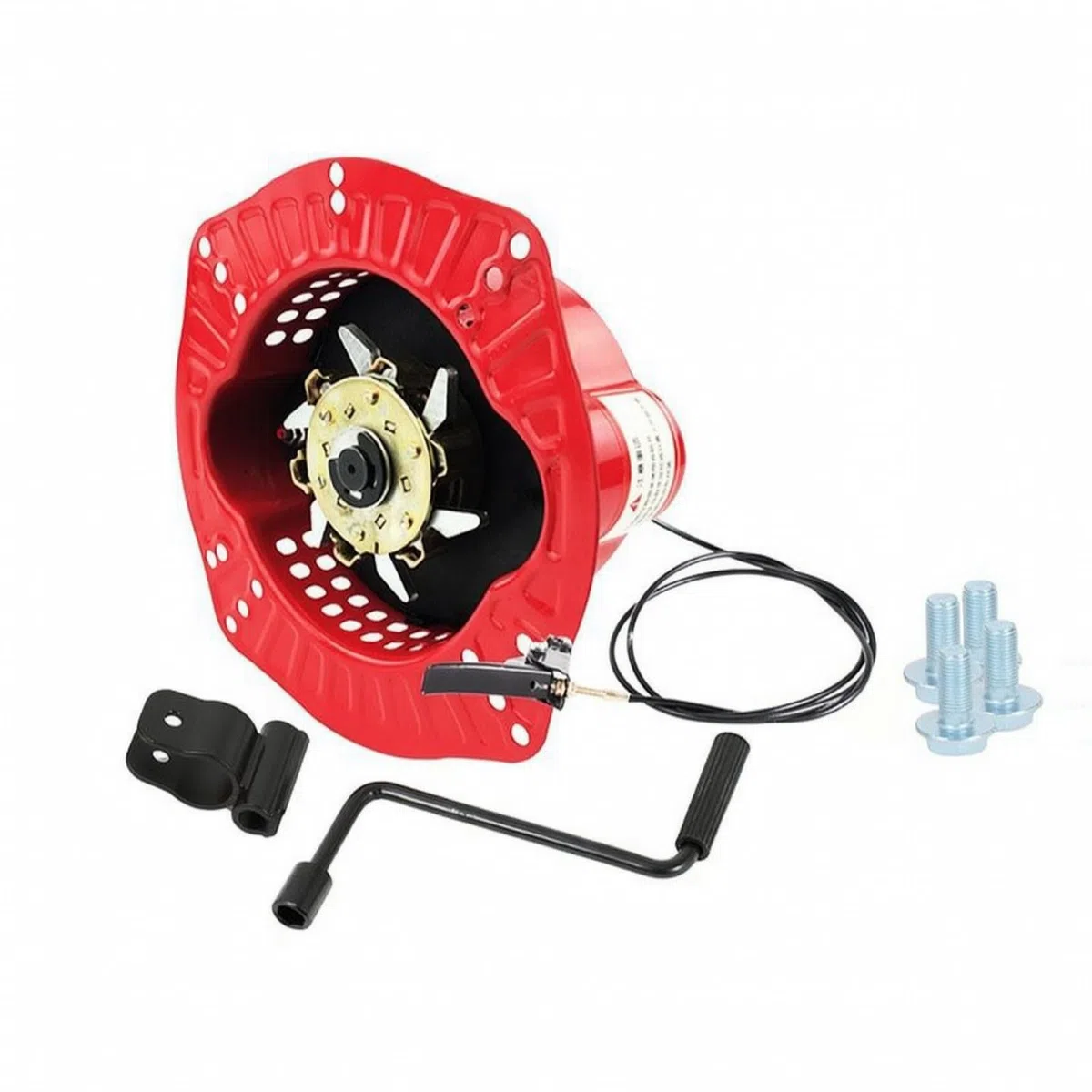 Cuerda Arranque Metálico Herramienta | Arrancador Retroceso Cuerda, Compatible, Cable Arranque, para Mantenimiento Agrícola, Agricultores