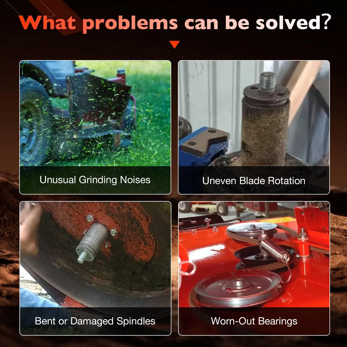 ATRACYPART Paquete de 3 husillos de cubierta compatibles con Ariens Gravely