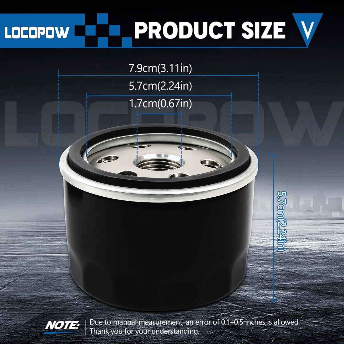 LOCOPOW 492932S Filtro de aceite de repuesto para Kohler 28-050-01-S 25-050-01 para Ariens 21548100 21550800 para Husqvarna 531 30 70-43 531 30 73-89 para Kawasaki 49065-7007 49065-7002