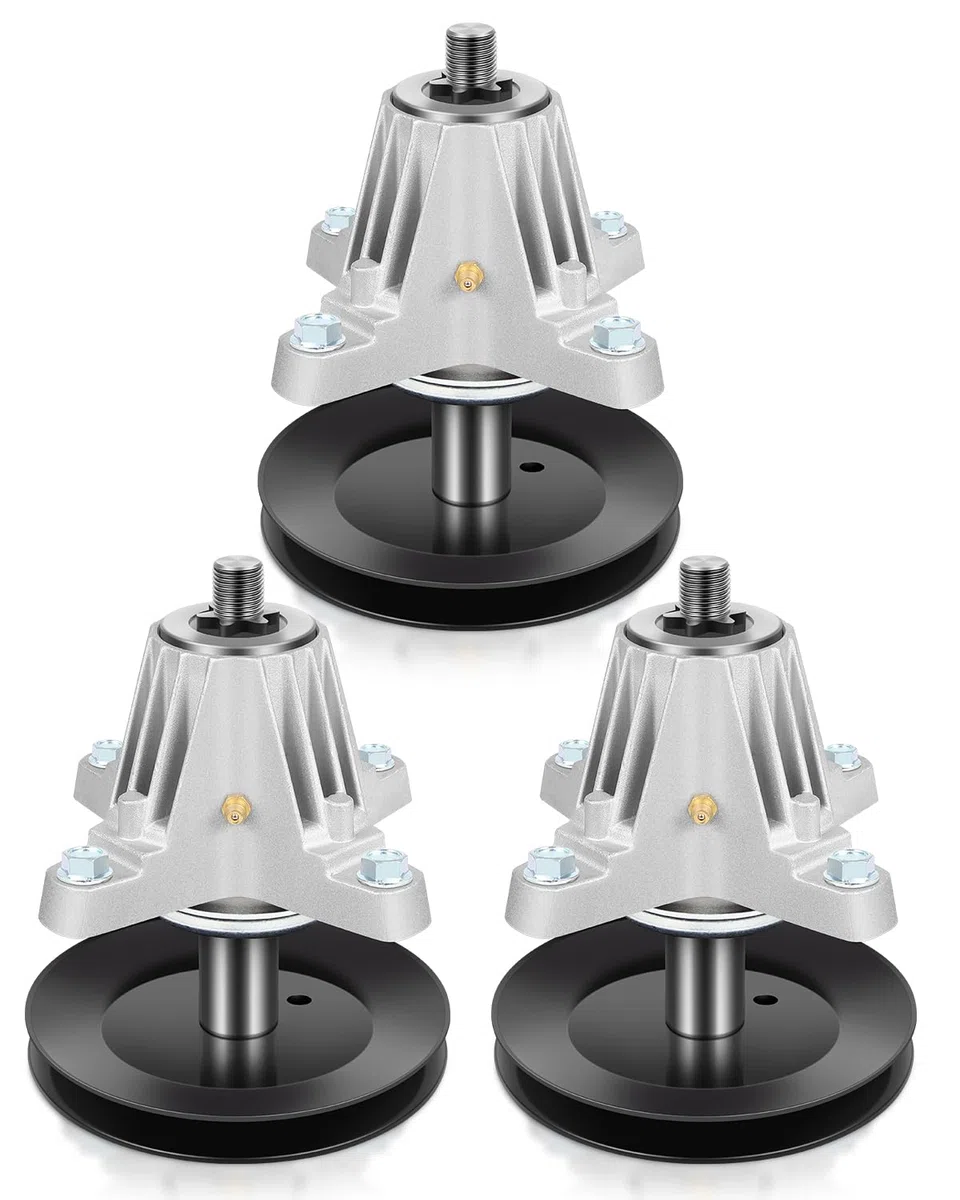 Eje de cortacésped para Troy-Bilt XP Mustang 50 Cub Cadet ZT2 50 Craftsman Z550 Columbia ZT L50 KH FAB 50 pulgadas DeckLawn Tractors Mandril Número de pieza 918-06980 618-06980 3 unidades