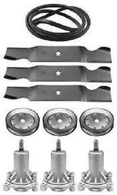 Cortadoras de césped partes y accesorios cortacésped Husqvarna 54 "Cubierta reconstruir Kit GT 2254 Césped Tractor husos cuchillas