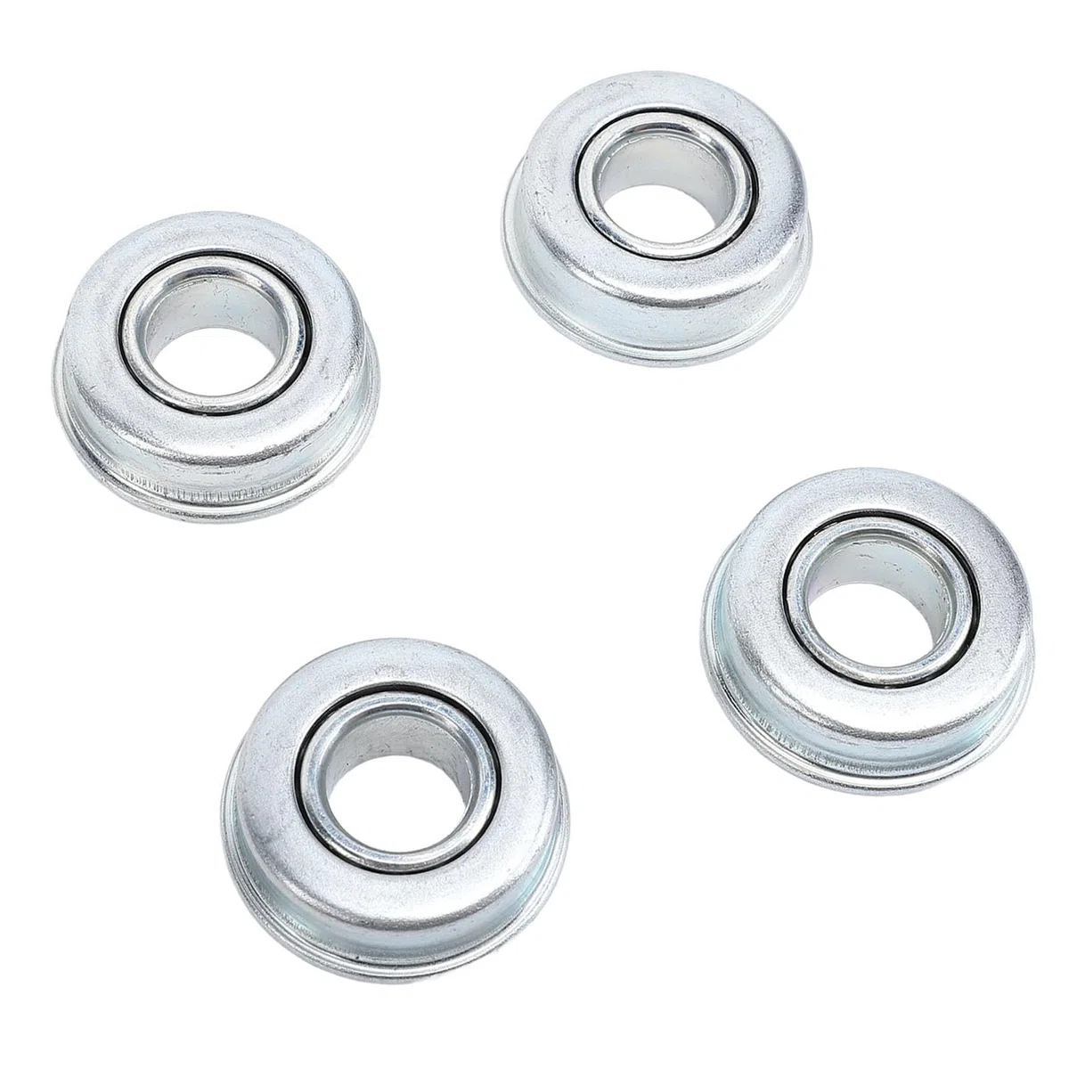Fydun Paquete de 4 Rodamientos de Acero para Cortacésped, 12,7 Mm X 28,6 Mm, Resistentes para el Rendimiento del Eje y la Rueda del Cortacésped