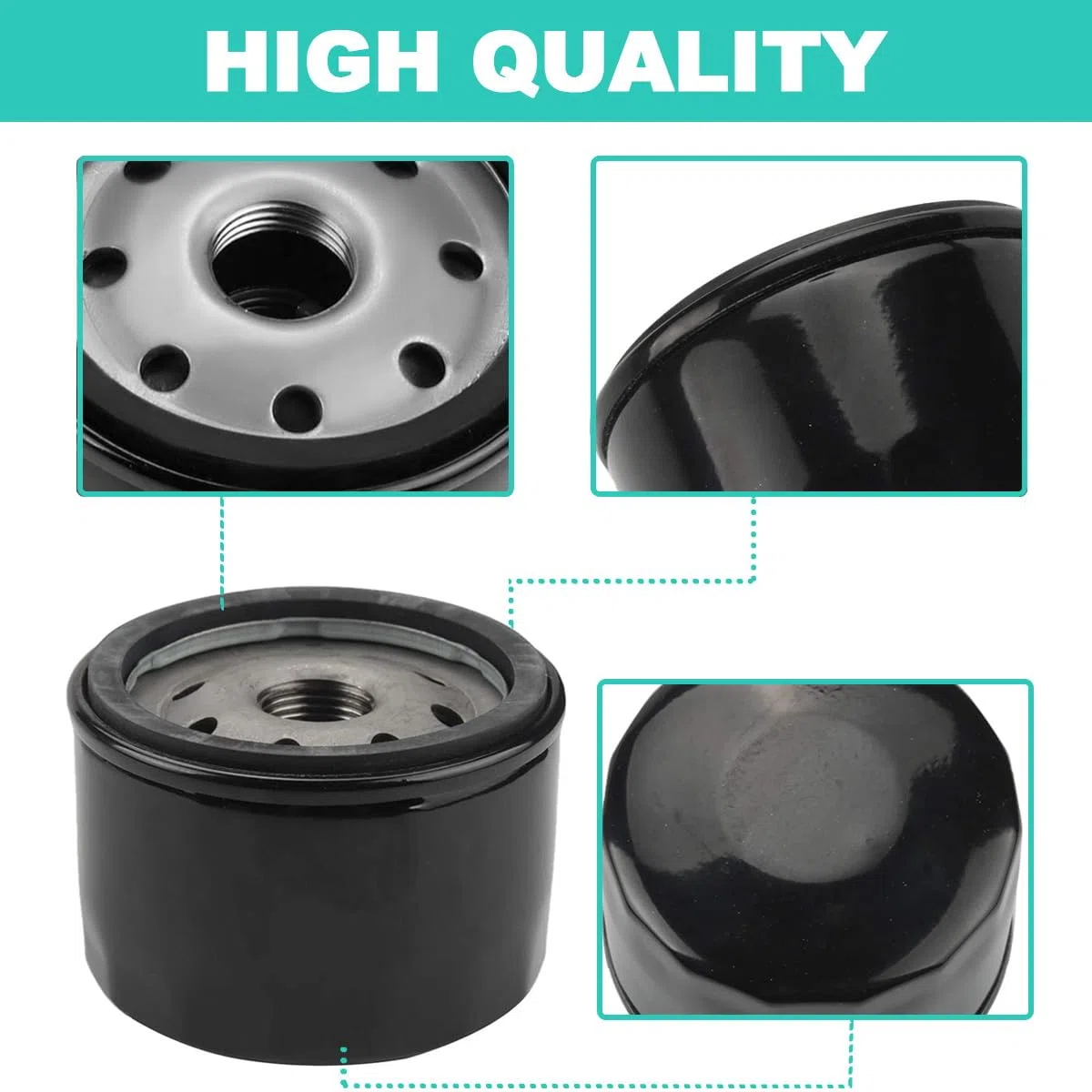 ZAMDOE 696854 Filtro de aceite para Briggs & Stratton 492932 795890 695396 492932B 492056 842921 AM125424 para Kawasaki 36563 49065 7007, con filtro de combustible de bujía