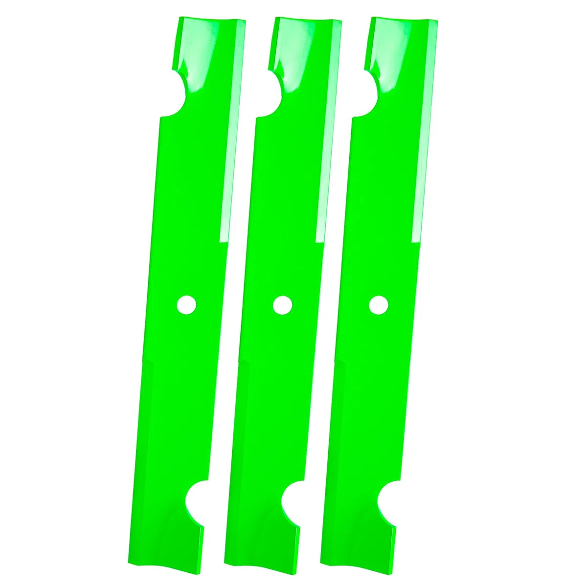 Paquete de 3 cuchillas de repuesto para cortacésped 038-0001-00 compatible con Ba d Boy Outlaw ZT CZT Elite Maverick Rebel de 54 pulgadas (elevación alta)