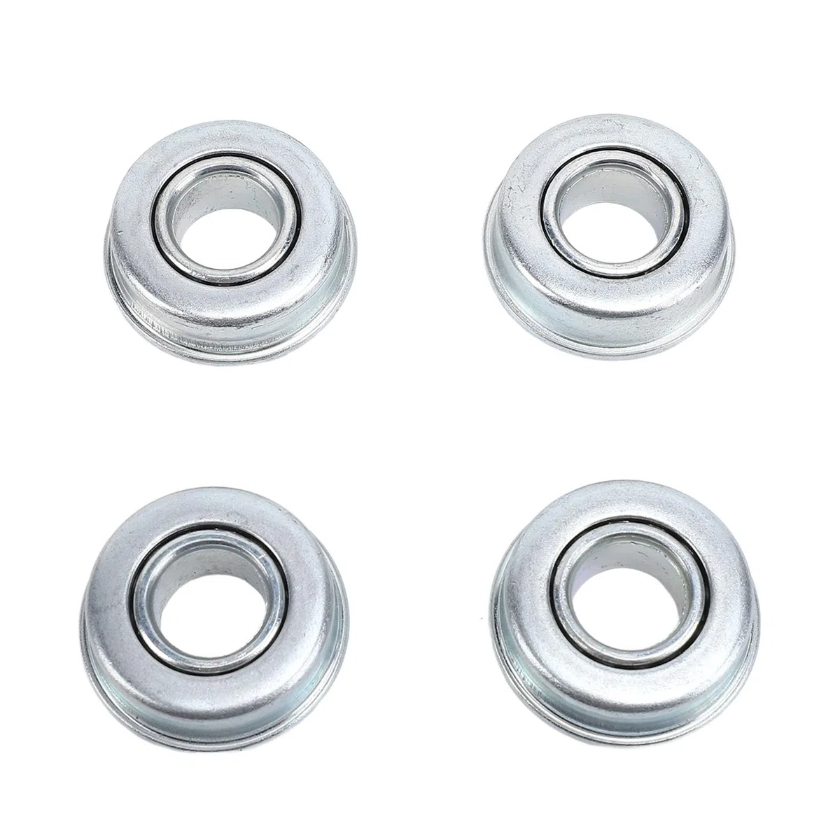 Fydun Paquete de 4 Rodamientos de Acero para Cortacésped, 12,7 Mm X 28,6 Mm, Resistentes para el Rendimiento del Eje y la Rueda del Cortacésped