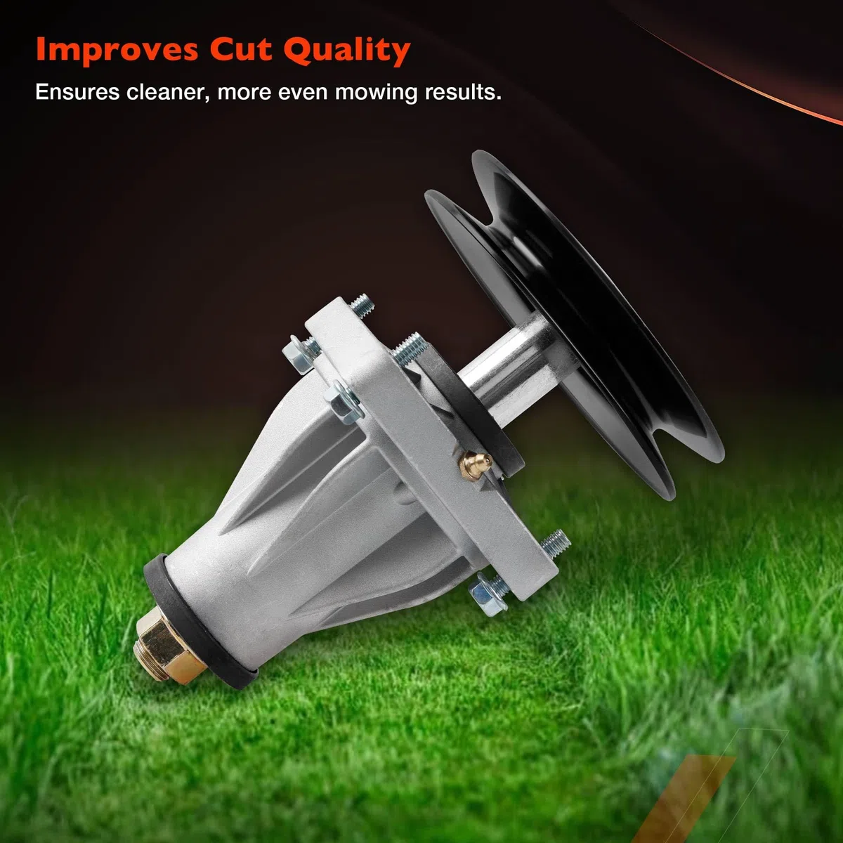 ATRACYPART 918-06993A 618-06993 - Husillo de cubierta de cortacésped compatible con Cub Cadet Z-Force SX54 S54 S48 LX54 MTD Craftsman Z8200 Z8400 Troy Bilt Mustang XP 54 reemplaza # 618-06993A 918888