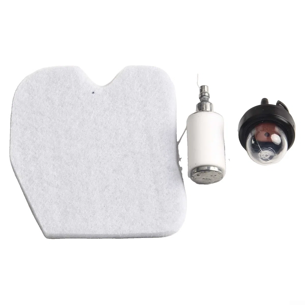 Kit de carburador 506450501 para Husqvarna 135 140 435 435E 440 440E compatible con Jonsered CS2240 CS2240S y para motosierras McCulloch CS410, incluye juntas de filtro de aire, mangueras de gasolina
