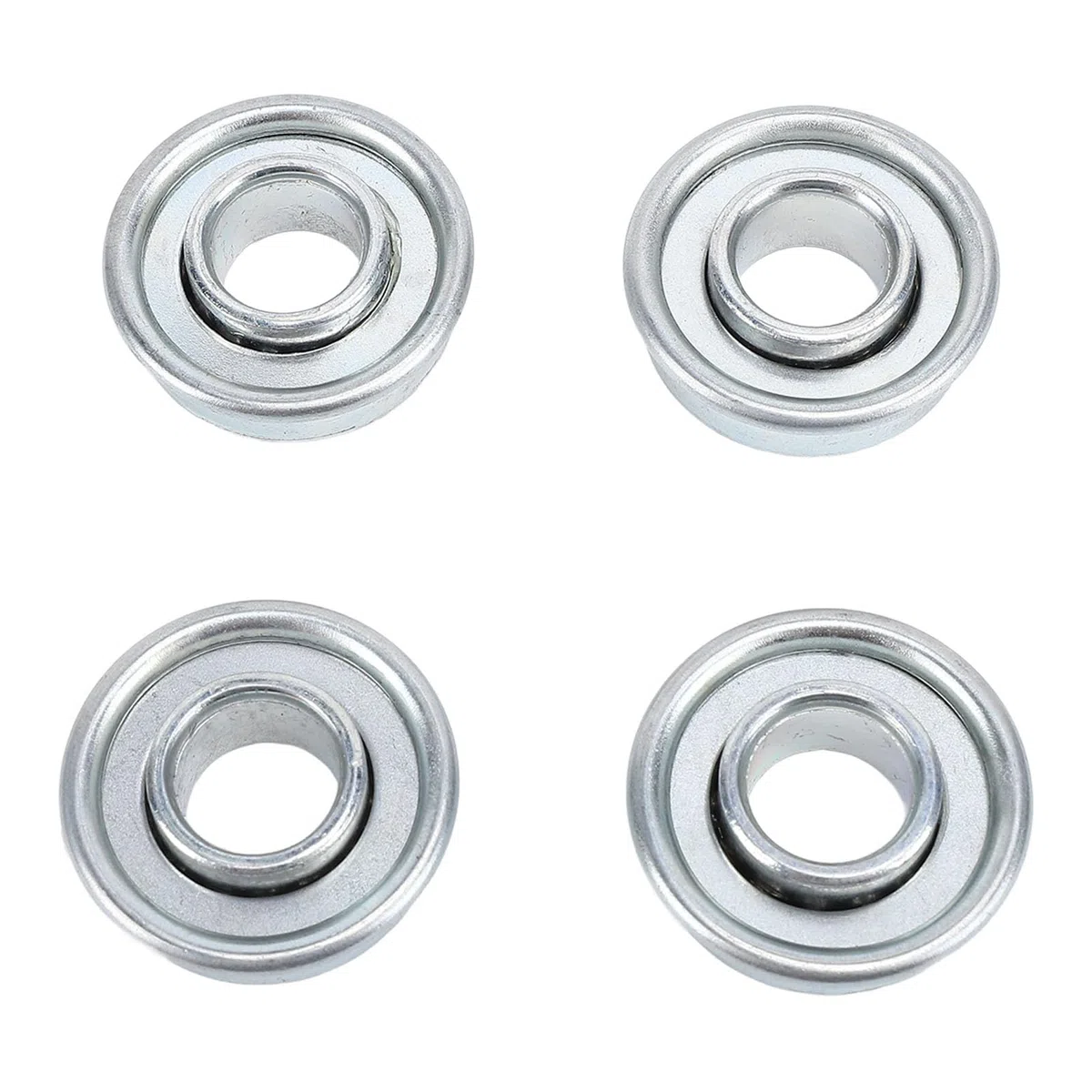 Fydun Paquete de 4 Rodamientos de Acero para Cortacésped, 12,7 Mm X 28,6 Mm, Resistentes para el Rendimiento del Eje y la Rueda del Cortacésped