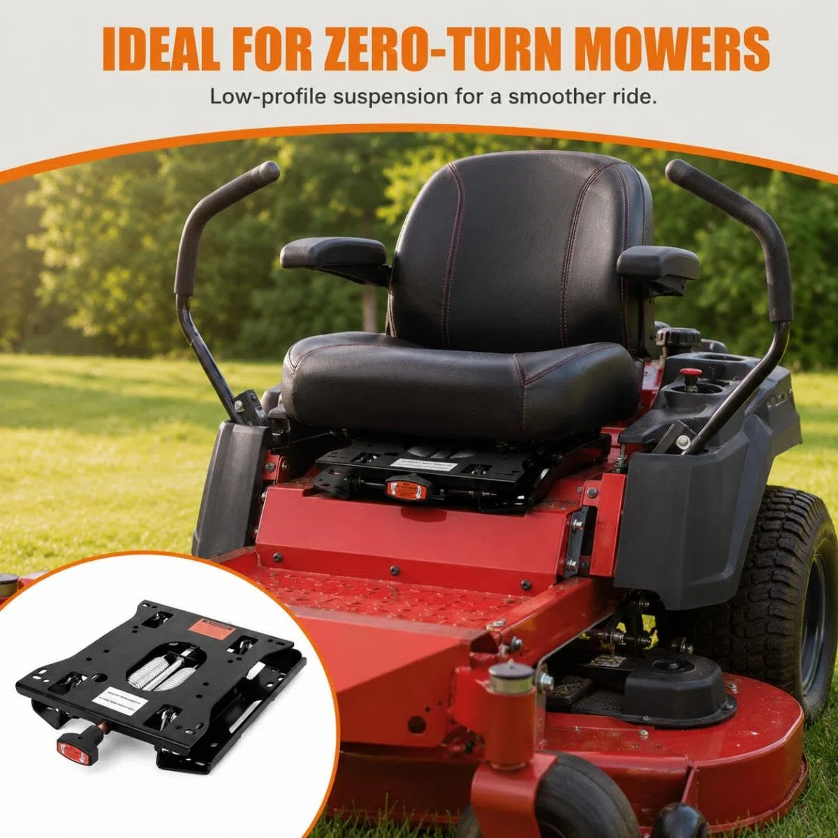 Kit de Suspensión de Asiento para Optimal 62 Inch Lawn Mower 2023-2026+