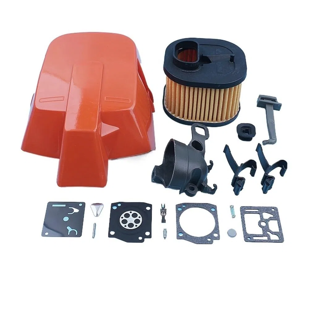 Kit Adaptador de Cubierta de Filtro de Aire Apto for Motosierra 372XP 365 362 371 372 503 81 77-01 Piezas de Repuesto